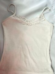 Lace Trim Cami Top