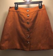 H&M Suede Skirt