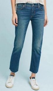 Anthropologie Pilcro The Slim Straight Ankle Crop Jeans Size 29