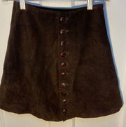 Vintage  100% Leather Skirt