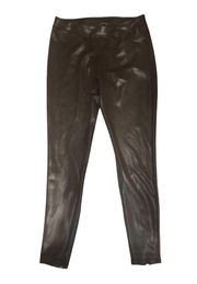 EXPRESS Vintage 90’s Faux Leather Leggings Med