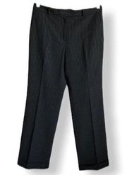 Pin Striped Cuffed Trouser Pants