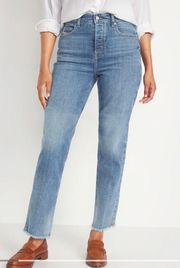 NWT  High Rise Straight Jeans