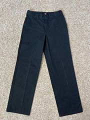 Black Jeans Mid-Rise Straight Leg Size 14