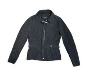 , x-small, black quilt jacket