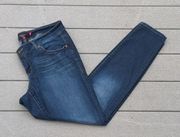 Torrid Denim Darkwash Straight Fit Jeans with Rhinestone Back Pockets