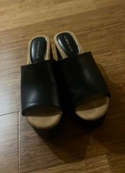 Platform Leather Sandals