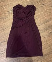 Purple Silk Dress