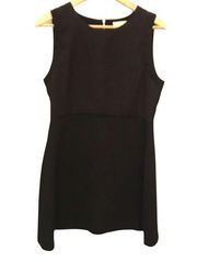 Elodie Sleeveless Black Fit Flare Dress Large