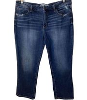 BKE  Gabby Curvy Fit Original Rise Distressed 35” Waist