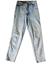 Vintage Jordache Acid Washed High Waisted Denim Jeans 25/26