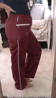 Nike  size medium burgundy track pants/joggers