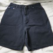 Vintage  Black Denim Shorts 15/16