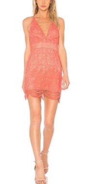 Amelie Mini Dress Coral