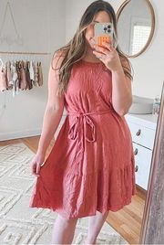 Torrid pink knee length dress