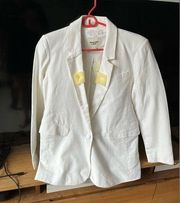 White Linen Abercrombie Blazer NWT