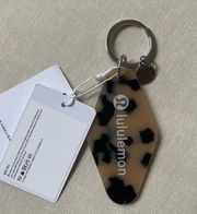 Lululemon Diamond-shaped Hotel Keychain