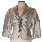 Adrianna Papell Silk  Blazer