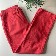 Simply Vera Wang Capri cotton pants.  Stretchy.  Straight leg.  Size 10.