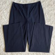 Lafayette 148 New York Navy Blue Straight Leg Dress Pants Trousers Size 8