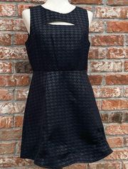 Romeo & Juliet Couture black/grey houndstooth dress / M / Excellent condition