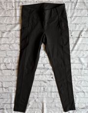 Lucy Black Leggings S/M Pockets 27”inseam