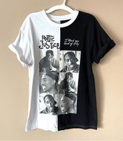 CHEMISTRY | Color Block Poetic Justice Tupac Graphic Tee Sz L