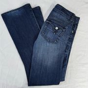 Kut from the Kloth Dark Whisker Wash Denim Boot Cut Jeans Size 4