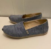 Toms Blue  Slip-ons