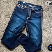 EUC , Holly high rise dark denim size 33