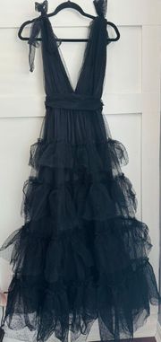 Mable Mesh Tiered Dress