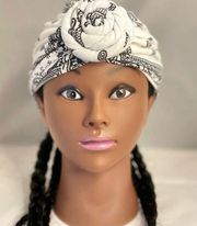 Pre tied head wrap turban, cancer hair wrap, African hair cap