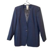 Women's‎ Liz Baker Essentials Navy single button blazer Sz 18