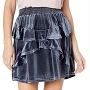 THE FIFTH LABEL Velvet Exhibition Mini Skirt Medium NWT