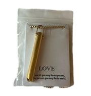 Mindfulness Breathing Necklace Gold NIP