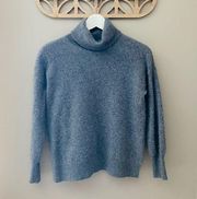 Halogen Pullover Turtleneck Sweater Gray Sz 1