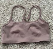 light pink sports bra