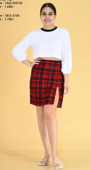 Plaid Skirt