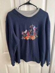 Vintage Bobbie  embroidered sweatshirt size 18/20W