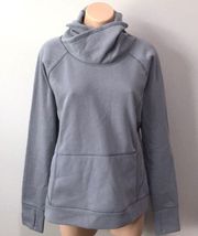 Athleta Hurdle Wrap Necegy Gray Hoodie Sweatshirt