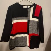 Alfred Dunner Sweater Size Medium