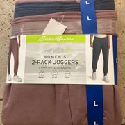 NWT Eddie Bauer Ladies Jogger 2 Pack