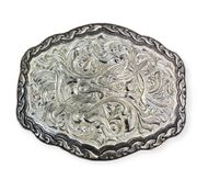 Cultured Cowboy Crumrine Western Belt Buckle 