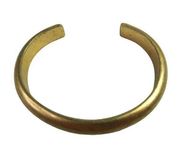 Madewell Gold Tone Cuff Bracelet Curved Edges Minimalistic Minimalist Rounded
