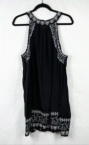 MARKET & SPRUCE Tianna Embroidered Halter Dress NWT in Large