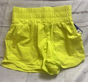 Women's High-Rise Woven Shorts 2.5" - JoyLab Yellow XS NWT