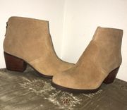 Bolt Natural Suede Ankle Boot