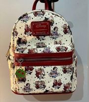 Loungefly X Disney Snow White & Seven Dwarfs Tattoo All-Over Print Mini Backpack