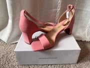 Dream Paris Pink Suede Heels