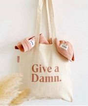 NWT MATE the Label Give a Damn. Tote